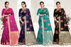 Ronisha Tesla Fancy Ethnic Wear Premium Silk Designer Saree Collection